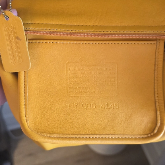 Coach Vintage Soho Mini Hobo Mustard 4145 - Picture 9 of 9
